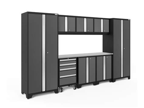 9 piece warehouse steel cabinet group|NewAge .